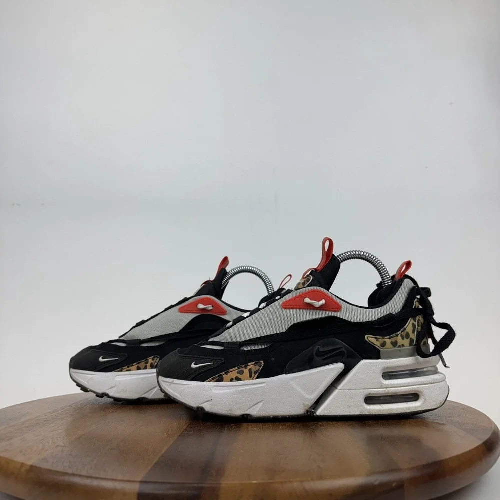 Womens Nike Air Max Furyosa Leopard Mesh‎ Comfort Casual Sneakers Size 6.5 M GUC